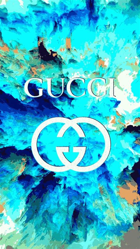 gucci wallpaper blue|'GSquare' wallpaper, blue by Gucci .